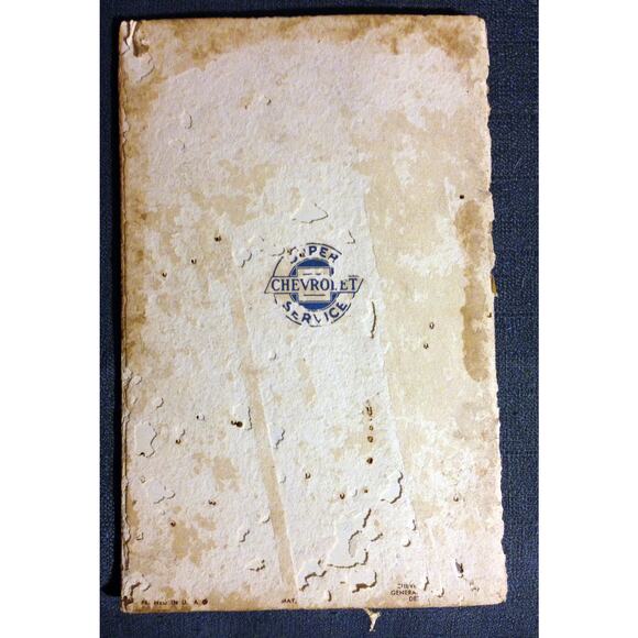 Original Authentic 1956 Chevrolet Spicer 5 Speed Transmission Overhaul Manual - Picture 11 of 11